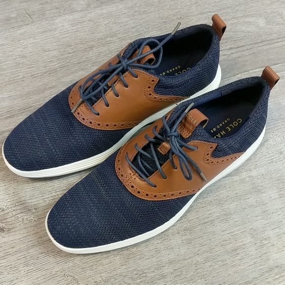 Cole Haan Grand Tour Oxford Knit New 